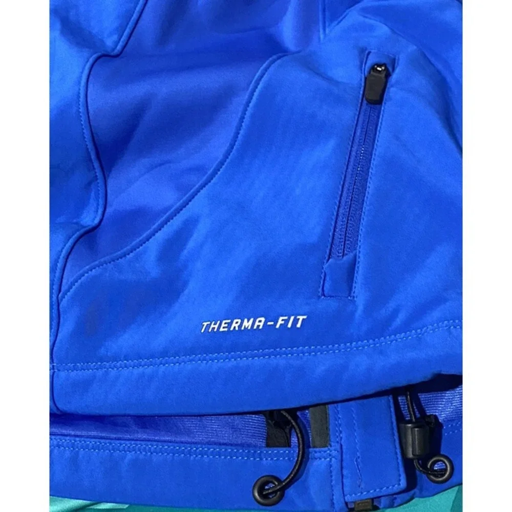 Nike Therma Sphere Full Zip Sideline Jacket Sz XL Women's 658059 Royal Blue $145